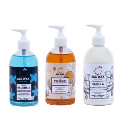 JAX WAX | The Ultimate Waxing Ritual: Prep & Aftercare Trio